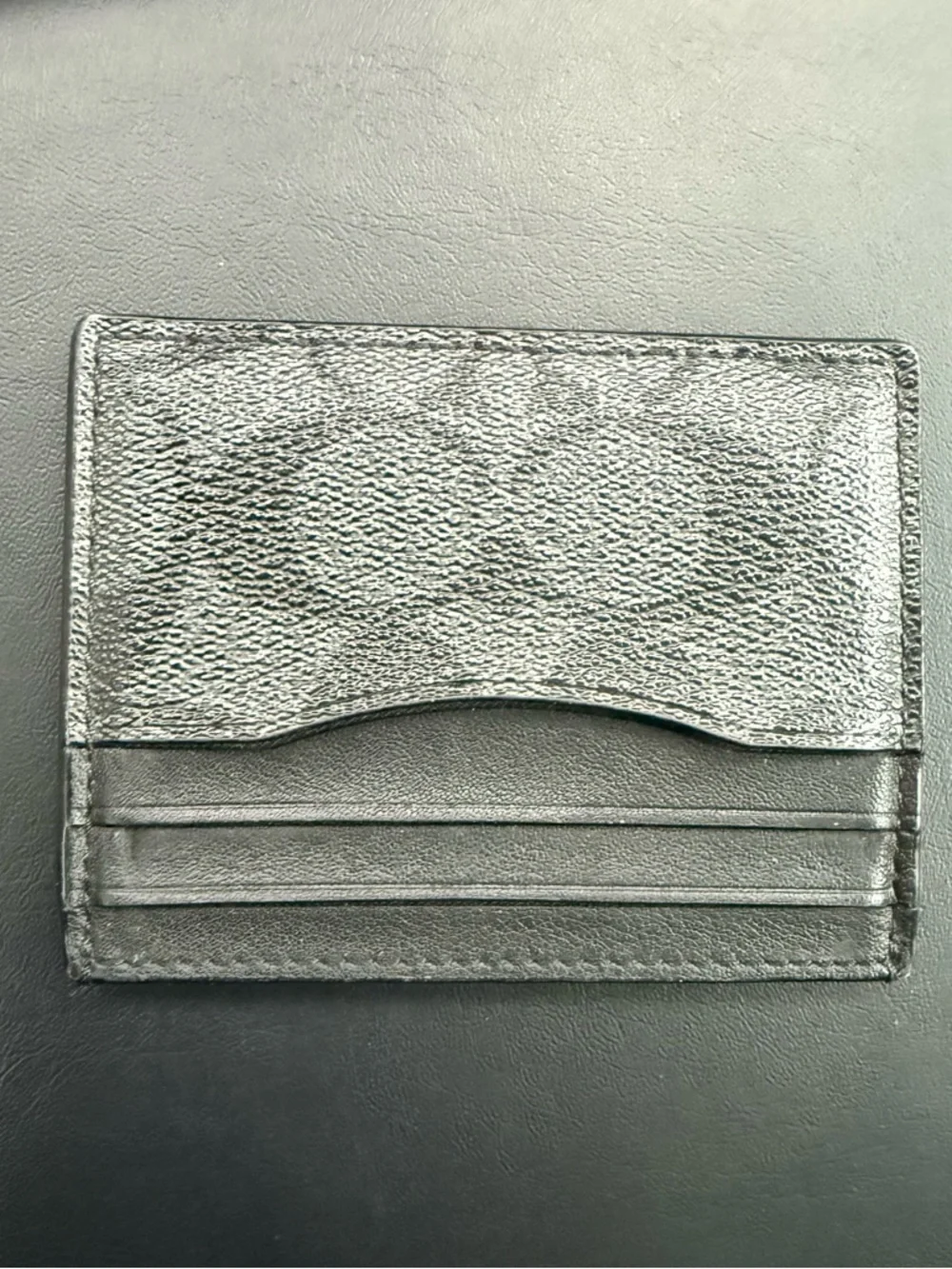 Leather Card Holder - Black